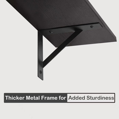 23.6 Inch Set 2, DINZI LVJ Long Wall Shelves, Wall Mounted Shelves of Easy-to-Install, Storage Ledges with Sturdy Metal