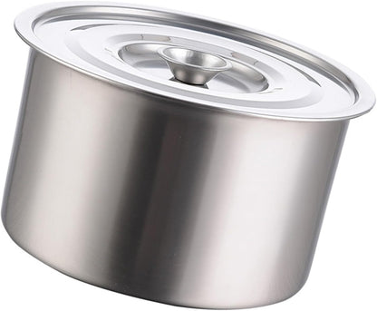 Stainless Steel Soup Pot: Stock Pot Sauce Pot Induction Pot with Lid, Healthy Multifunctional Odorless Cooking Pot