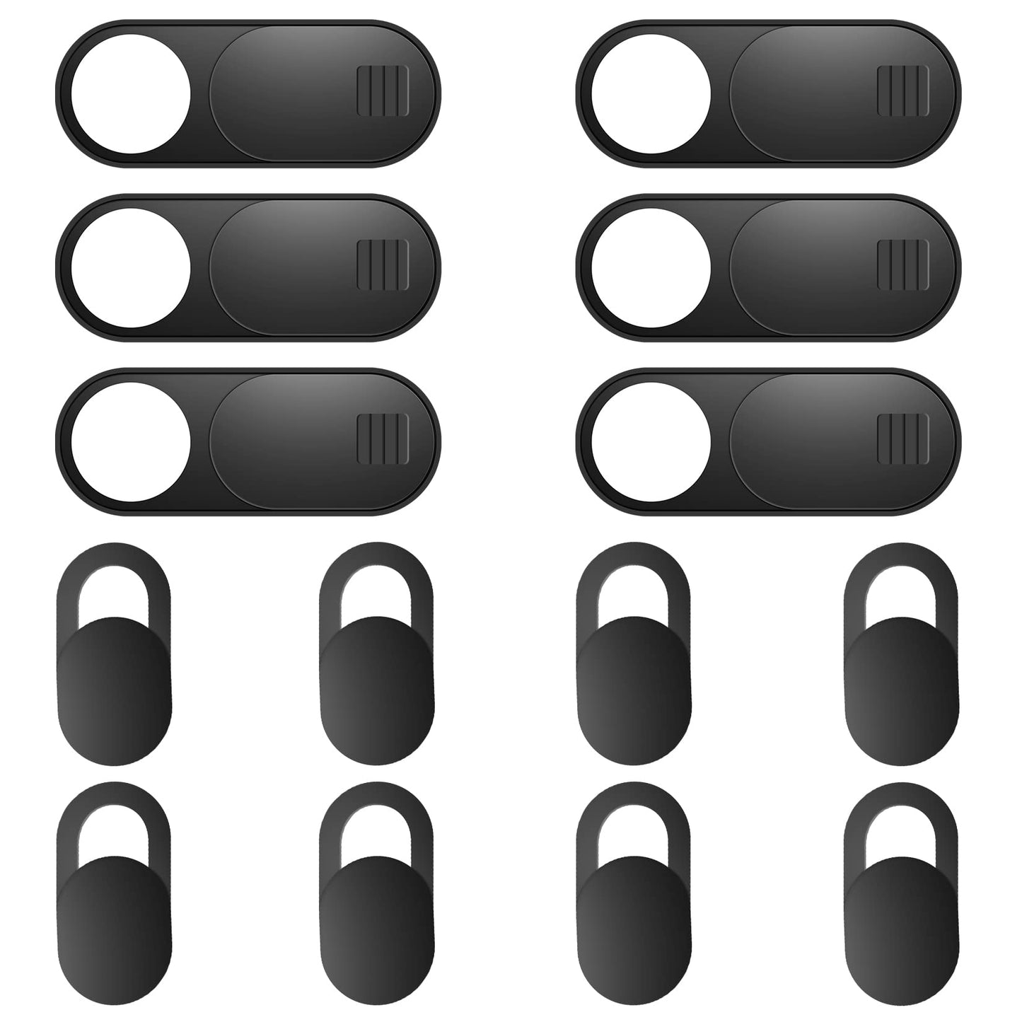 Laptop Camera Cover Slide, 12 Pack Webcam Cover, Phone Camera Cover, Ultra-Thin Computer Slide - Fits Most Laptop, Desktop, PC, Tablet, Smartphone to Protect Your Privacy and Security