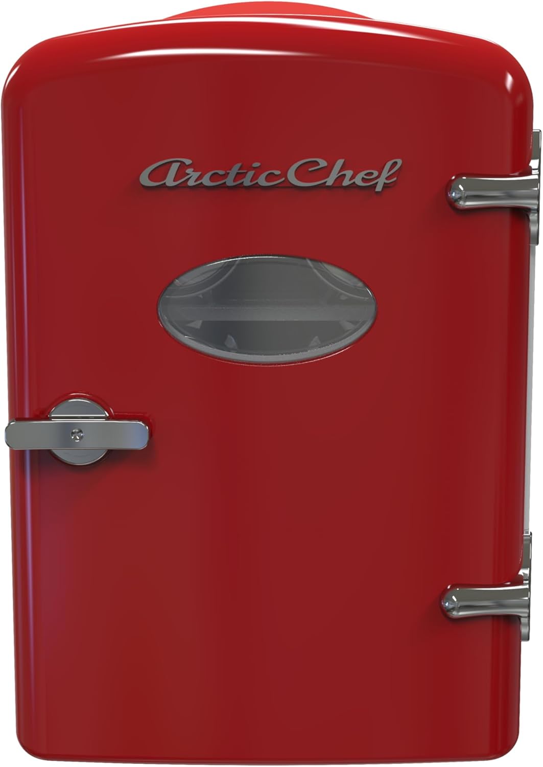ARCTIC CHEF RMIS129RED Mini Compact Refrigerator, Red, 0.14 Cubic Feet