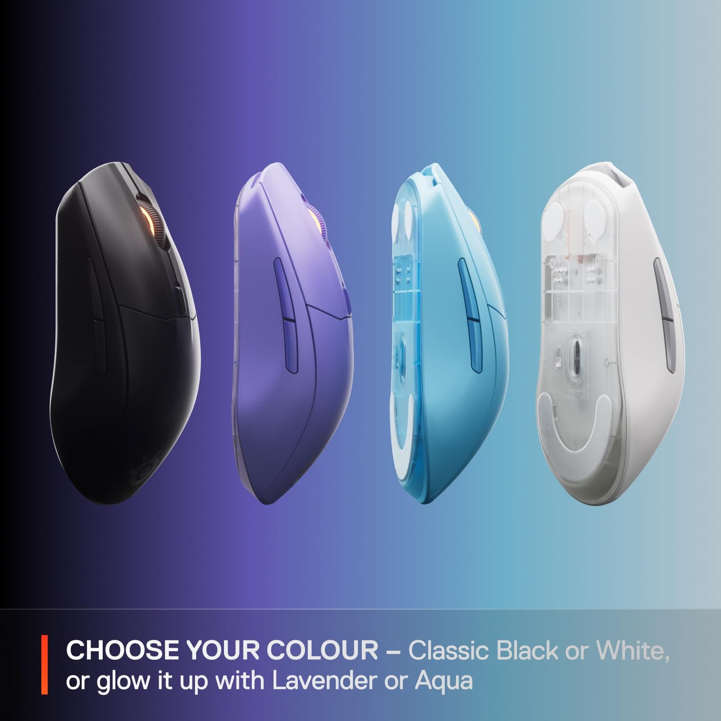 SteelSeries Rival 3 Wireless Gen 2 Gaming Mouse — 2.4GHz and Bluetooth — 18000 DPI TrueMove Air Optical Sensor — 60 Million Click Durability — Light-Weight — 100% PTFE Feet — Black