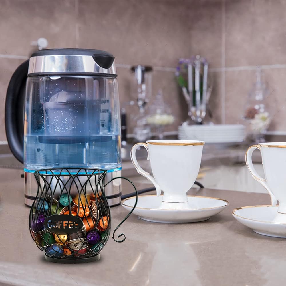 Coffee Pod Holder for K Cups, Storage Organizer for Coffee Capsules, K Pod Holders for Counter