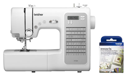Brother CP100X Computerized Sewing and Quilting Machine, SA5FTPKG 5 Foot Embellishment Pack Included