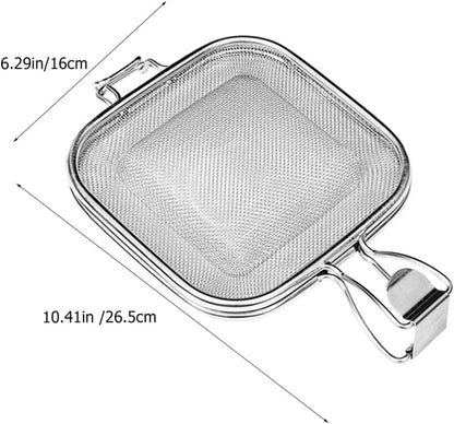 Luxshiny Toaster Oven Microwave Toaster Sandwich Cage, Grill Press for Toast, Home Baking Bread Toaster Accessories