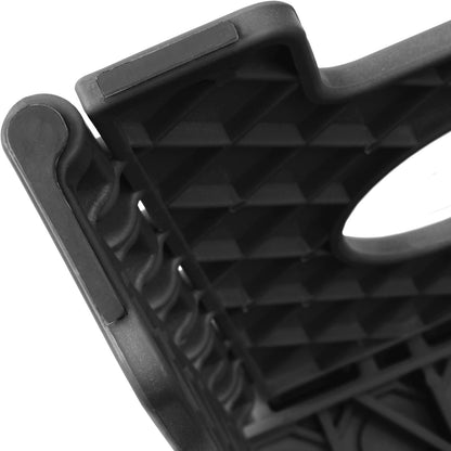 18" Casafield Folding Step Stool with Handle, Black - Portable Collapsible Small Plastic Foot Stool for Adults - Use