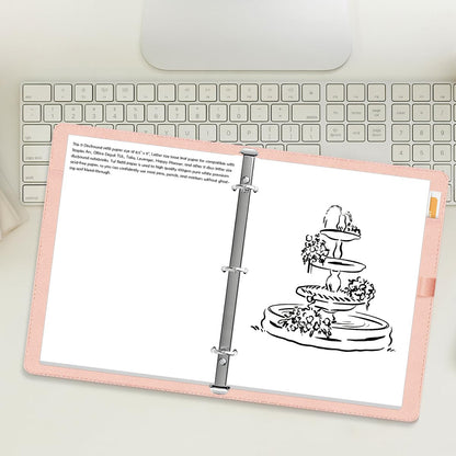 (3-Pack) A4 Blank Paper Refills, 300Sheets / 600Pages Print/Loose-Leaf Paper, 3-Hole, 100gsm, White, 8.5'' x 11''