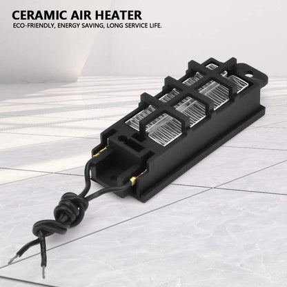 12V 50W PTC Ceramic Air Heater, Automatic Constant Temperature Electric Heater with Bracket
