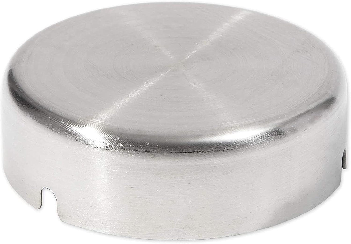 Juvale 5 Pack Stainless Steel Ashtrays - Round Patio Ashtray for Cigarettes, Indoor & Outdoor Use