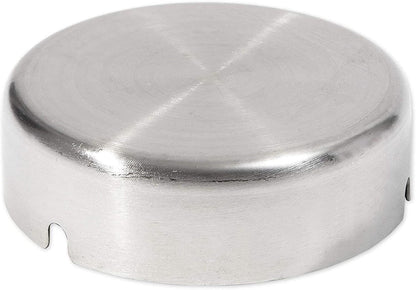 Juvale 5 Pack Stainless Steel Ashtrays - Round Patio Ashtray for Cigarettes, Indoor & Outdoor Use
