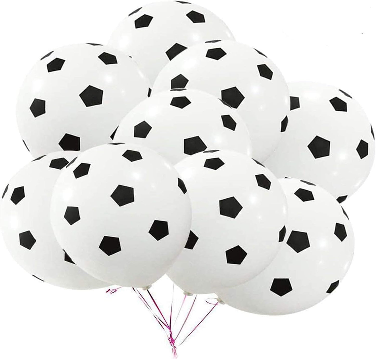 BinaryABC Soccer Latex Balloons, Football Balloon, Sports Theme Birthday Party Decorations, 30Pcs