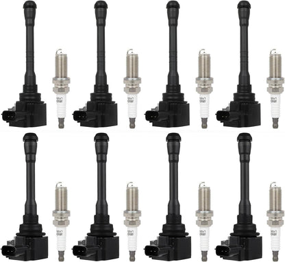 ECCPP 3 ignition coils with 3 iridium Spark Plugs,UF808,coils packs,for Smart Fortwo 2016-2017 0.9L‎224332428R,UF-808