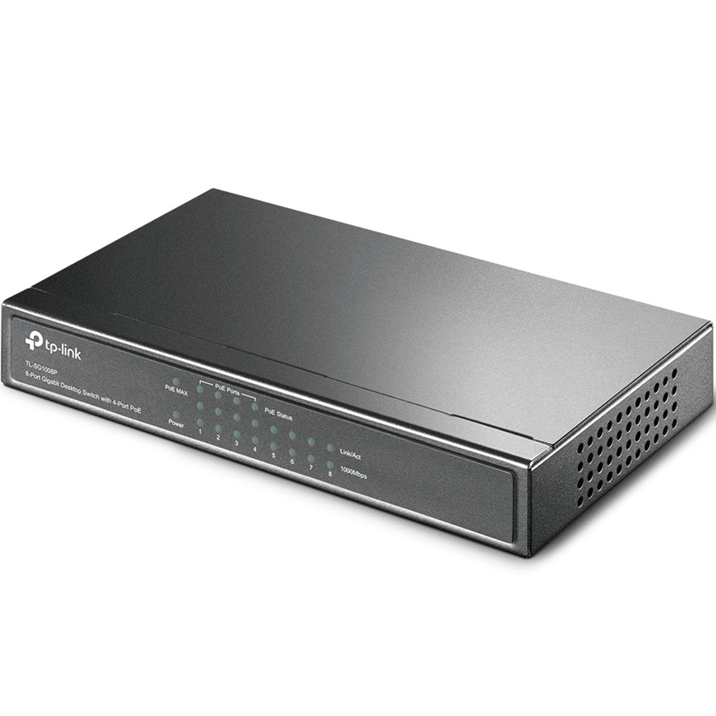 TP-Link TL-SG105MPE | Easy Smart Managed | 4 PoE+ Ports @120W, w/ 1 Uplink Gigabit Port | QoS, Vlan, IGMP & LAG | Fanless | PoE Auto Recovery | 3 Year Protection