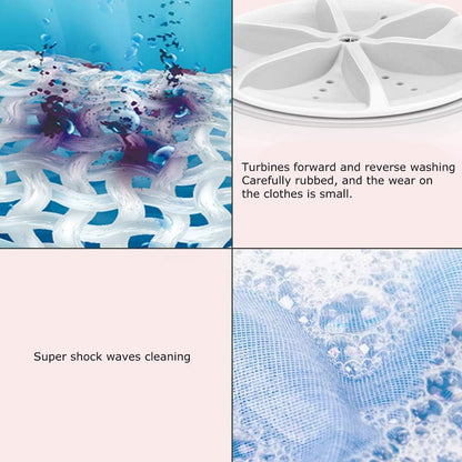 Ejoyous Mini Washing Machine, 3.8L USB Powered Desktop Laundry Washer for Home, Apartment, RVs, Outdoor Camping Travel