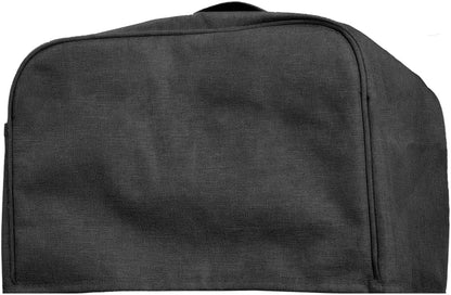 Large Dust-proof & Oil Proof Toaster Cover with Pockets, Fits Most Large Toasters (Black, 16' x 7.5' x 8')