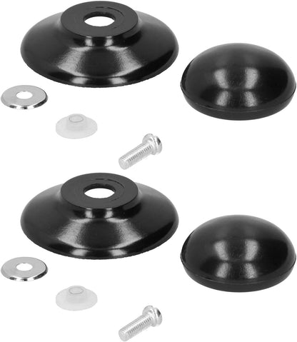 Pot Lid Knob Vent Replacement Handles for Universal Electric Frying Pan, Glass Handle Stock, Stainless Steel 2Pc