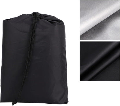 xianshi Black Universal Rollaway Folding Bed Storage Cover - Portable Dust Proof Protective Cover with Zipper for