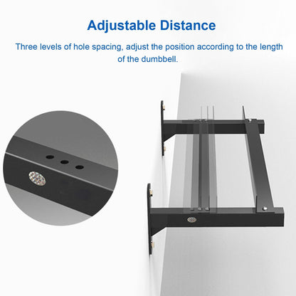 UYCVT Adjustable Dumbbell Display Rack Only, Black Weight Storage Organizer Holder, Commercial Retail Store Fitness Room Studio Use
