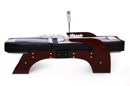 POP RELAX Far Infrared Thermal Therapy Full Body Neck Spine Leg Acupressure Electric Automatic Jade Roller Massage Bed Table -Tourmaline Jade Massage Bed