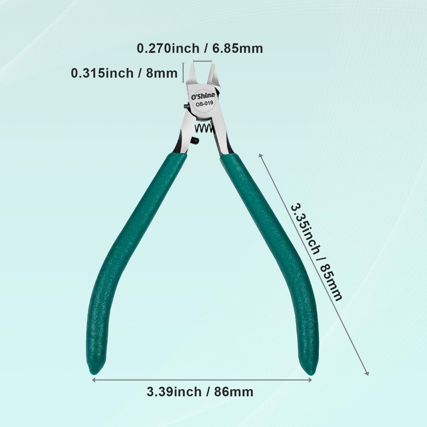 O'Shine Advanced Single-Edged Sprue Cutter, Single Blade Gundam Gunpla Model Nipper, Precision Plastic Kit Hobby Flush Clipper, Premium Plastic & Leather Sheaths Included