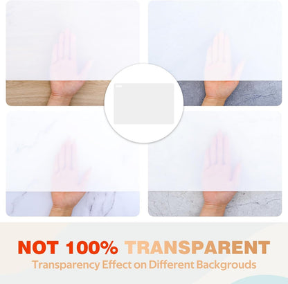 2MM Extra Thick Silicone Mats for Kitchen Counter Heat Resistant Mat, 23.6" x 15.7" Silicone Countertop Protector Matt Large Placemats, Silicon Craft Pad for Resin by Foepoge(2Pcs, Translucent)