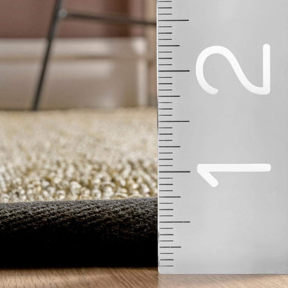 nuLOOM 2x3 Larnaca Seagrass Herringbone Indoor/Outdoor Accent Rug, Black