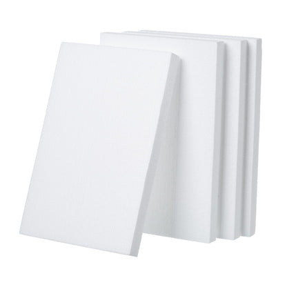 Crafare 12X8X1 Inch Craft Foam Blocks 4 Pack Polystyrene Foam Sheet Rectangle Foam Blocks for Arts School Projects Sculptures Floral Arrangements Modeling and Centerpieces