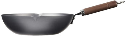 Yoshikawa 89911-6 Black Steel Fry Pan, 11