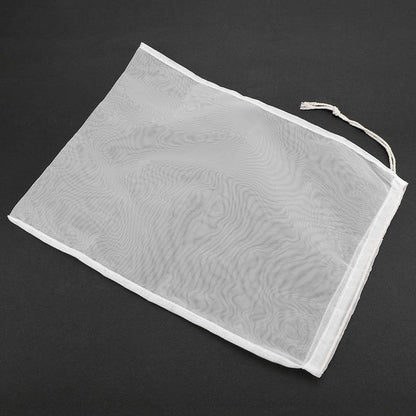 100 Mesh Food Grade Wine Filter Bag, Reusable Home Brew Beer Making Extra Fine Extraction Sack (28x45cm)