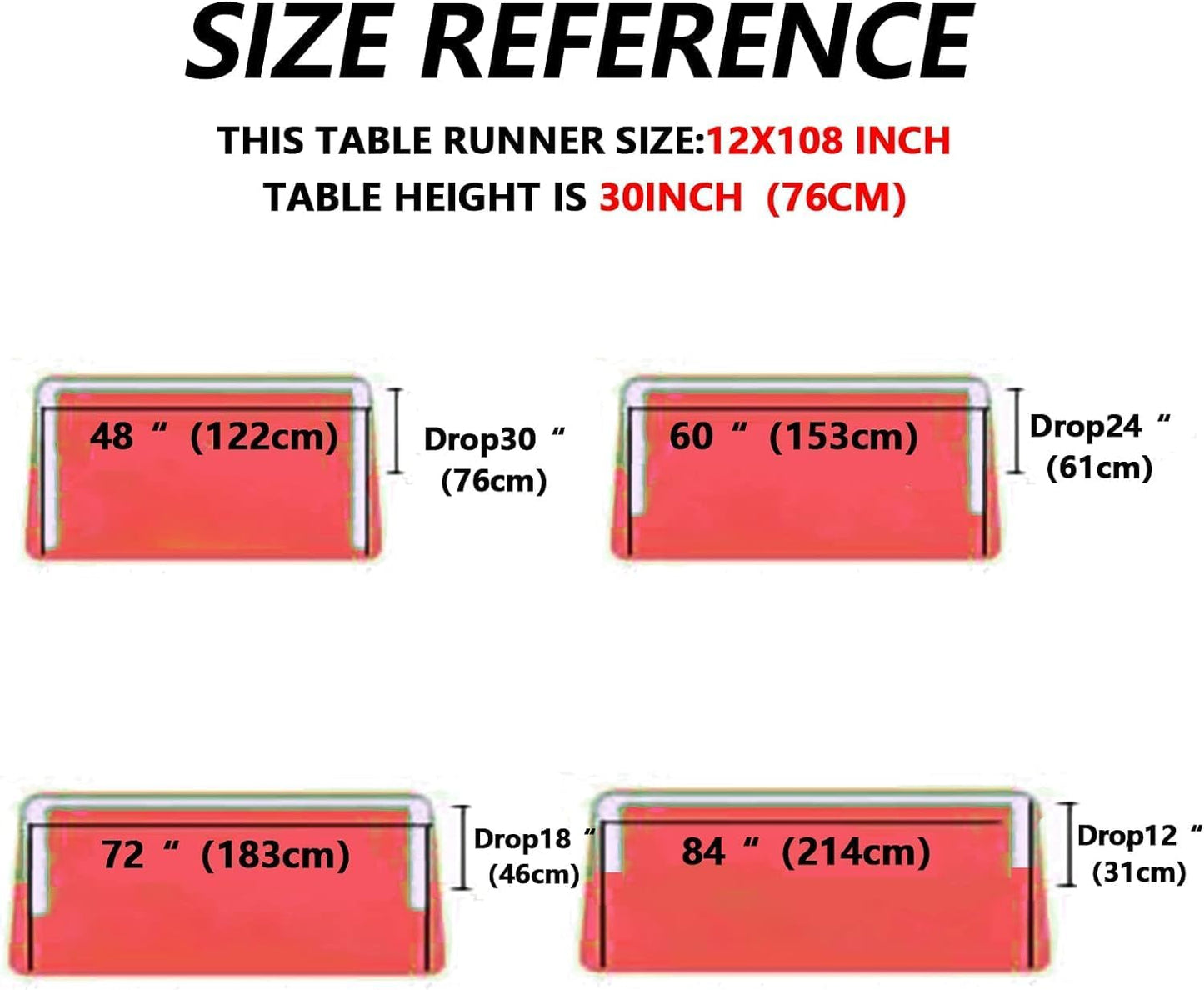 12" 108" Pack 6 TCBETO Lavender Table Runner x of Satin Silk Fabric Silky and Lustrous Table Runners for Birthday