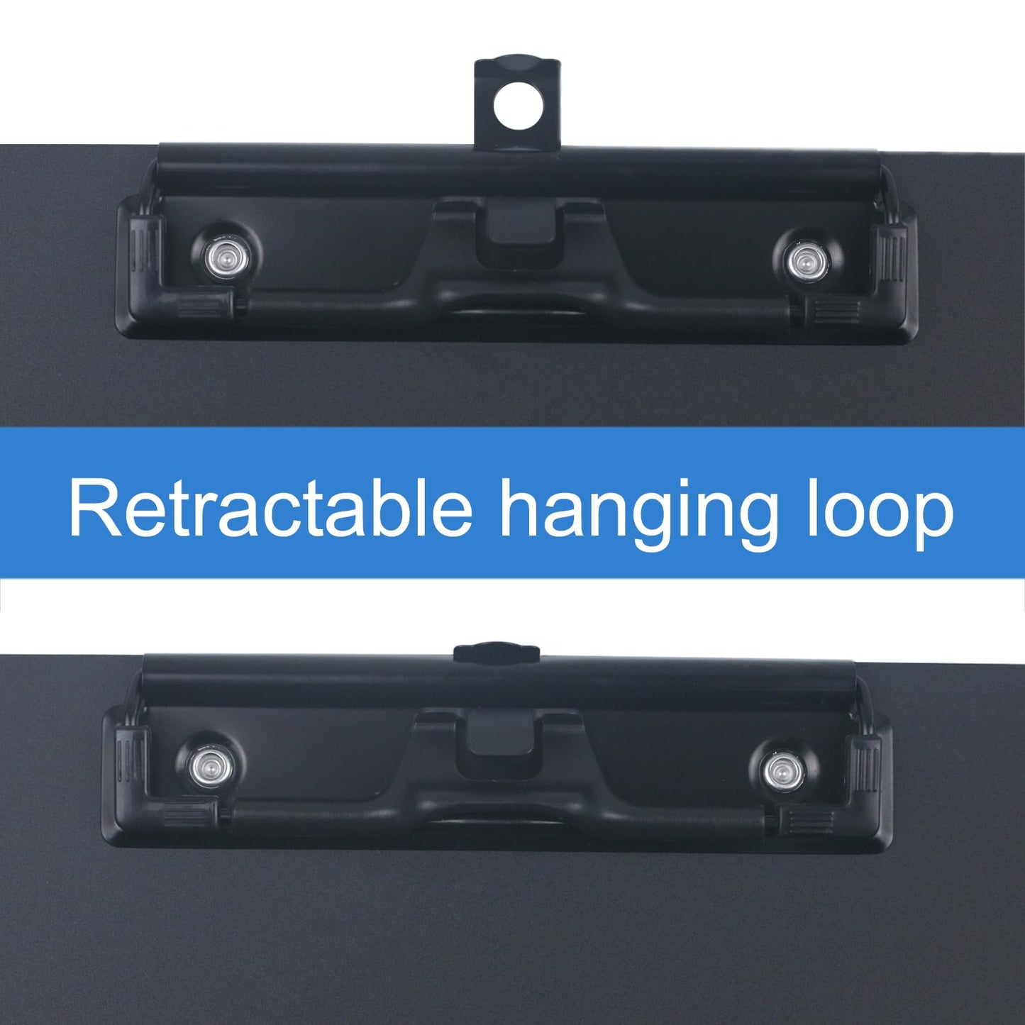 Acocony 11x17 Clipboard Aluminium with Pen Holder Extra Large Clipboard Vertical Super Hard 11 x 17 Clipping Board Black Pack of 1