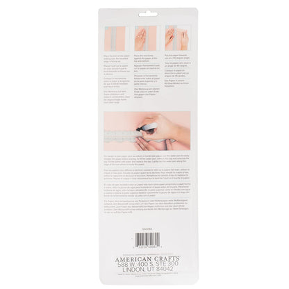 We R Memory Keepers Rulers and Tear Guide, Easy to Tear and Deckle Paper DIY Craft Project, Zigzag, Wave, Coarse Deckle, Fine Deckle, Card Making, Scrapbooking, Invitations, Journaling, Decorations