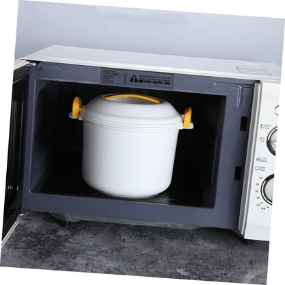 Rice Cooker Microwave Pasta Pot, Office Lunch Container, Bento Rice Microwave Egg Cooker, Plastic Simple