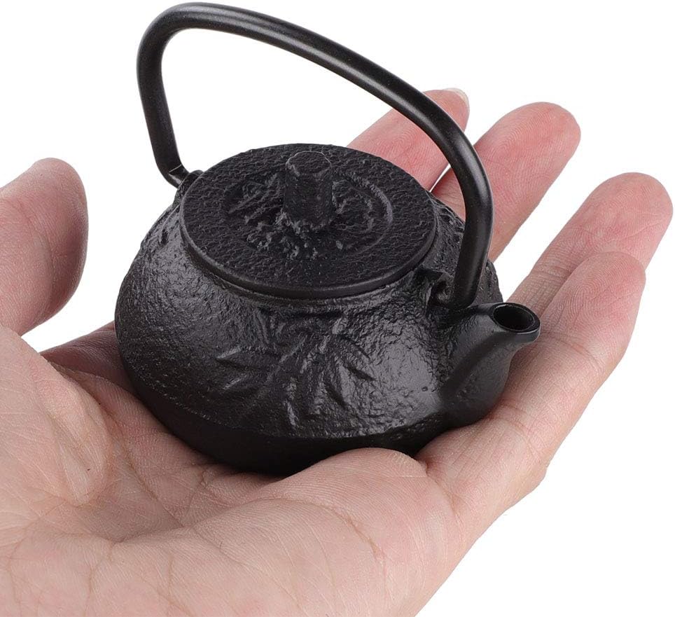 50ml Mini Iron Kettle, Imitation Japanese Cast Iron Teapot, Beverage Serveware for Home Use
