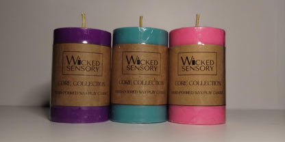 Premium Wax Play Candle - Unscented Body Safe Wax Blend for Sensory Play, Comfortable Heat Sensation - Perfect for Couples & Beginners (Purple)