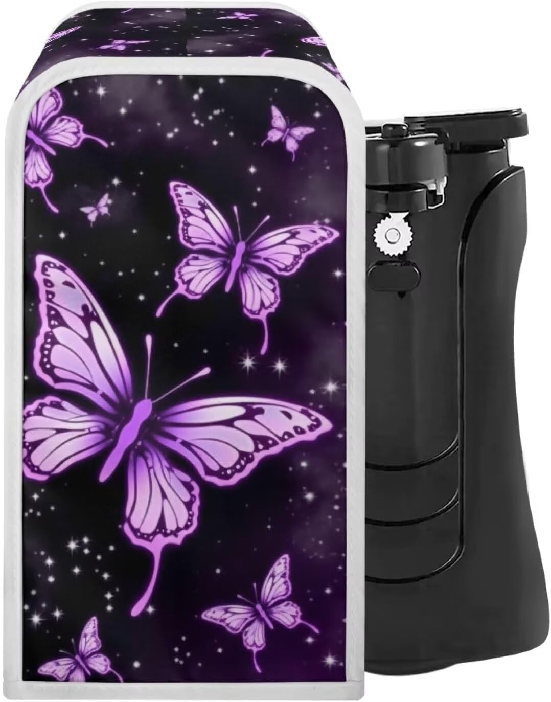 Electric Can Opener Dust Cover - Butterfly Decorative Kitchen Appliance Cover, Machine Washable for Home Use