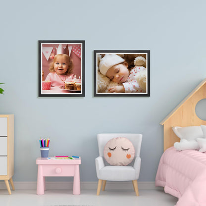 2 Pack 11 x 14in Shadow Box Frame Shadow Boxes Display Cases 3D Picture Frame Shadow Boxes Display Cases with Adhesive Tape for Baby Items Wedding Memories Awards Medals Tickets and Photos(Black)