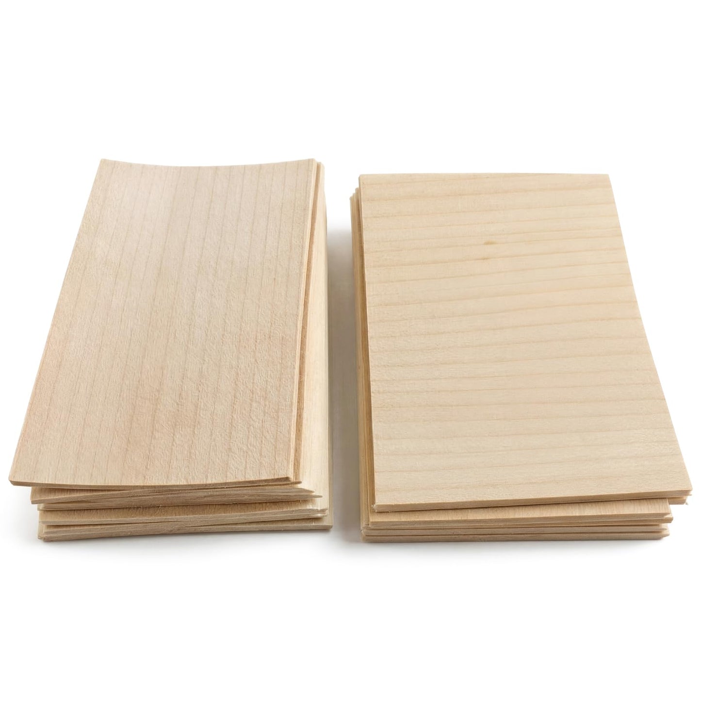 Novabright 100 Pcs Maple Fingerboard Wood Veneer Pieces 4" x 2.6" 60 Straight Cut, 40 Cross Cut 1/42" Thickness for String Instrument Fingerboards Crafting Repairing