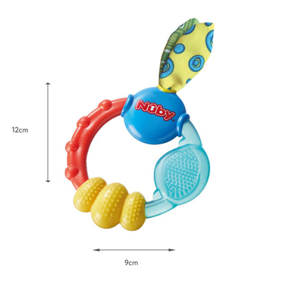 Nuby Wacky Teething Ring, Multicolor