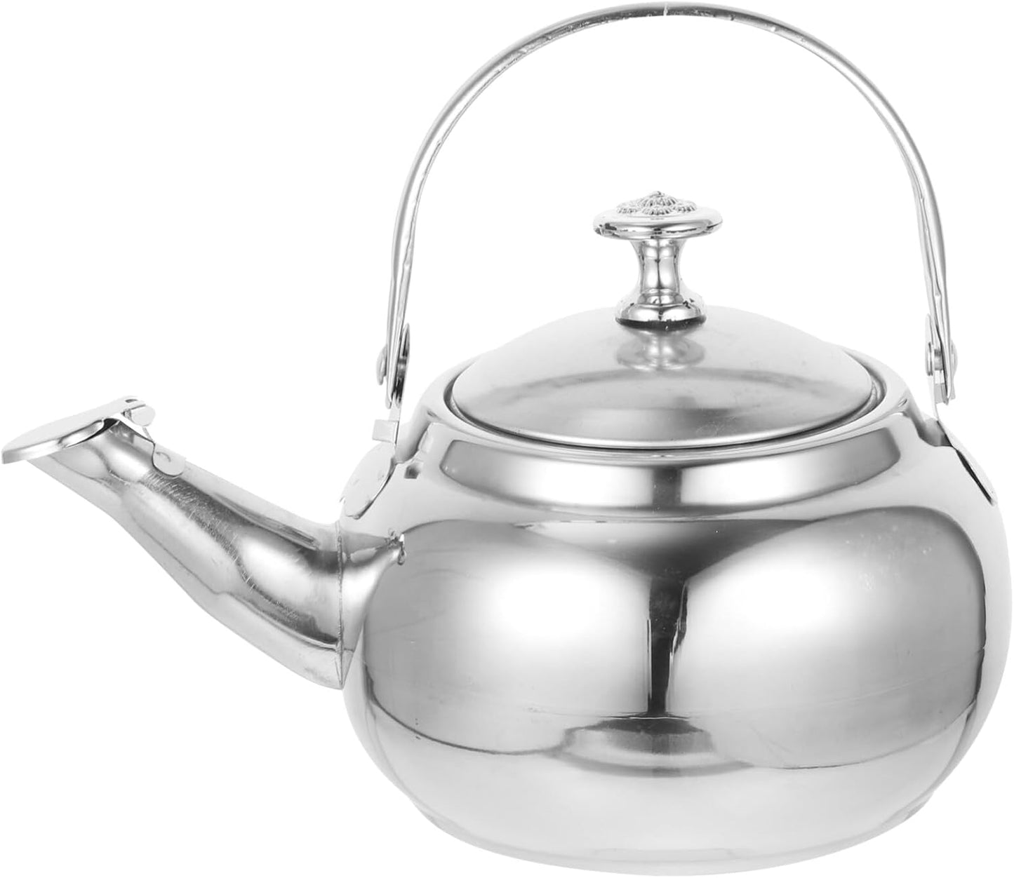 MAGICLULU Stainless Steel Whistle Kettle, Mini Whistling Teapot for Home Kitchen Tea Coffee (5.50inch/14cm)