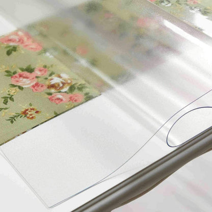 20 31.5 Inch 1.5mm NECAUX Custom x Frosted Desk Cover Protector, Thick Plastic Desk Pad, Desk Protector, Desk Mat on