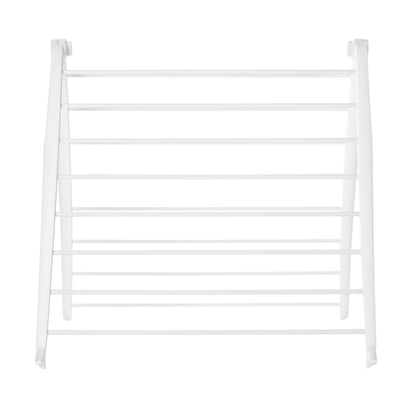 Whitmor Spacemaker Folding Drying Rack, Freestanding Indoor Clothes Dryer, Space Saving Compact Design, 6"L x 26"W x 51.5"H, White