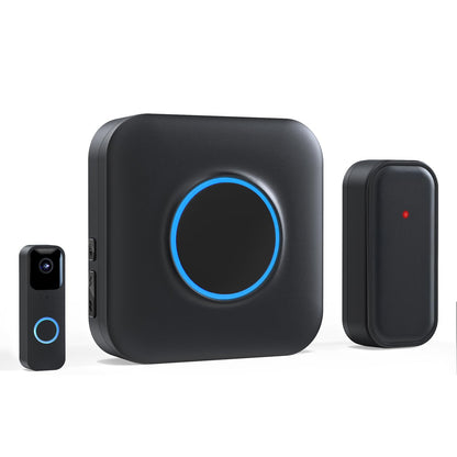 Satisure Wireless Doorbell Chime Video Doorbell Extender - Compatible with Blink Video Doorbell and Blink Video Doorbell (2nd Gen) (1 Video Doorbell Extender 2 Receiver）