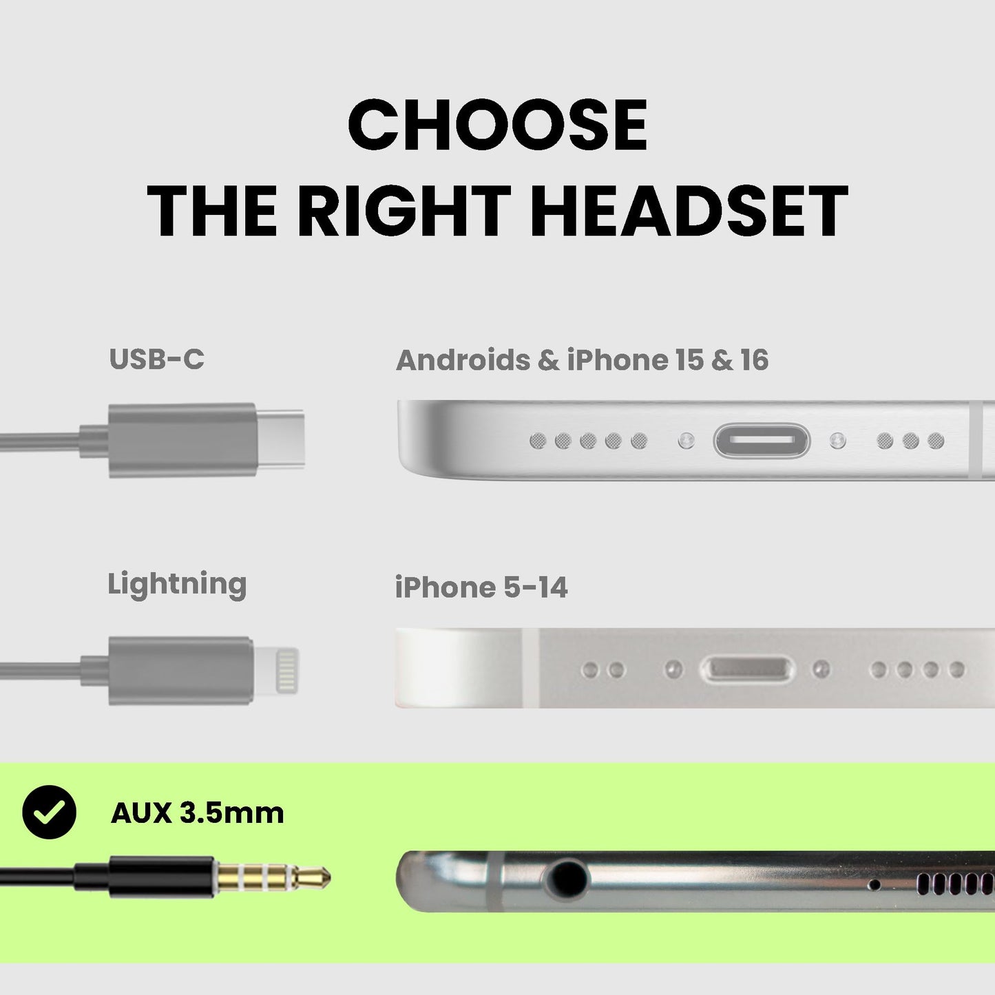 Avantree Resolve (Small-Medium) – Wired Open-Ear Earbuds w/Mic & Over-Ear Hook, for Women, Kids & Young Men w/Small Ears, Ideal for Office, Outdoor & Home, 3.5mm AUX