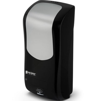 San Jamar Rely SH970BKSS Hybrid Foam Soap Dispenser, Black/Stainless Look