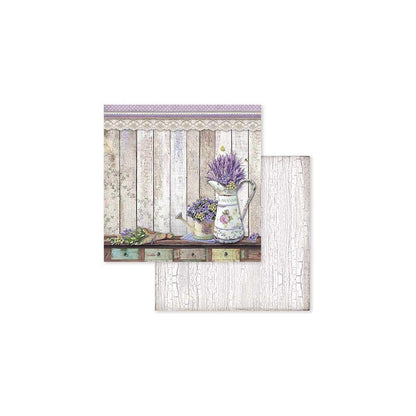 STAMPERIA INTERNATIONAL, KFT PAPER PAD 8X8 10PK PROVENCE, 20.3 x 20.3 (8" x 8"), Multicoloured