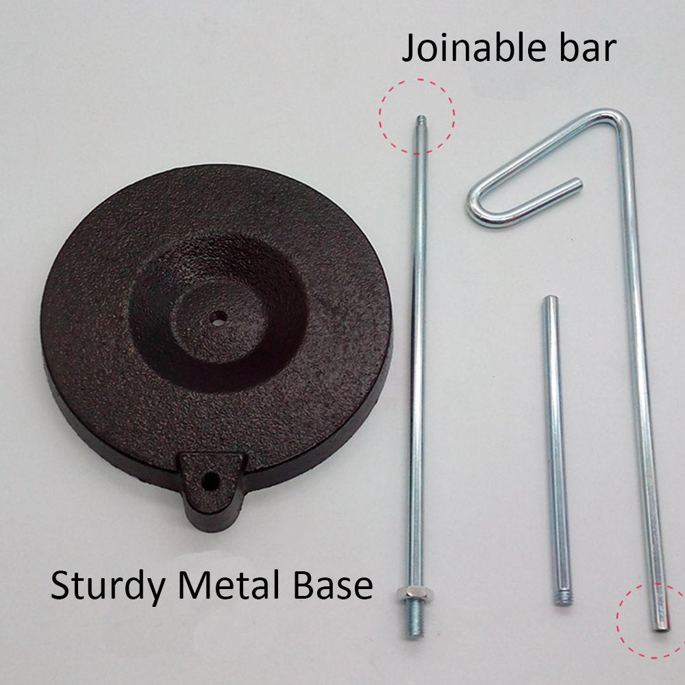 Tosnail 2 Packs Universal Cone and Spool Stand Thread Holder with Sturdy Metal Base