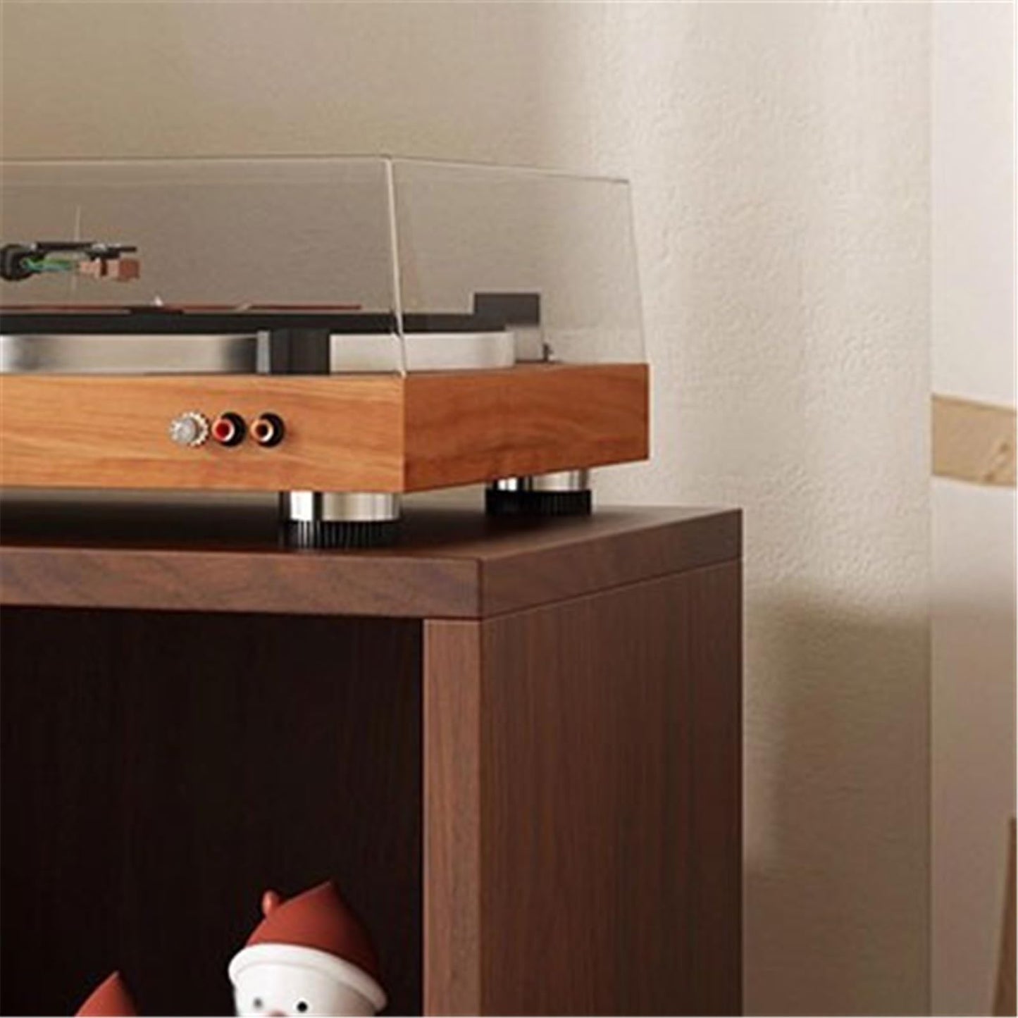 YUHUAWF Vinyl Record Holder Vinyl Record Display Cabinet Wooden Storage Shelf for Home Office CD Holder