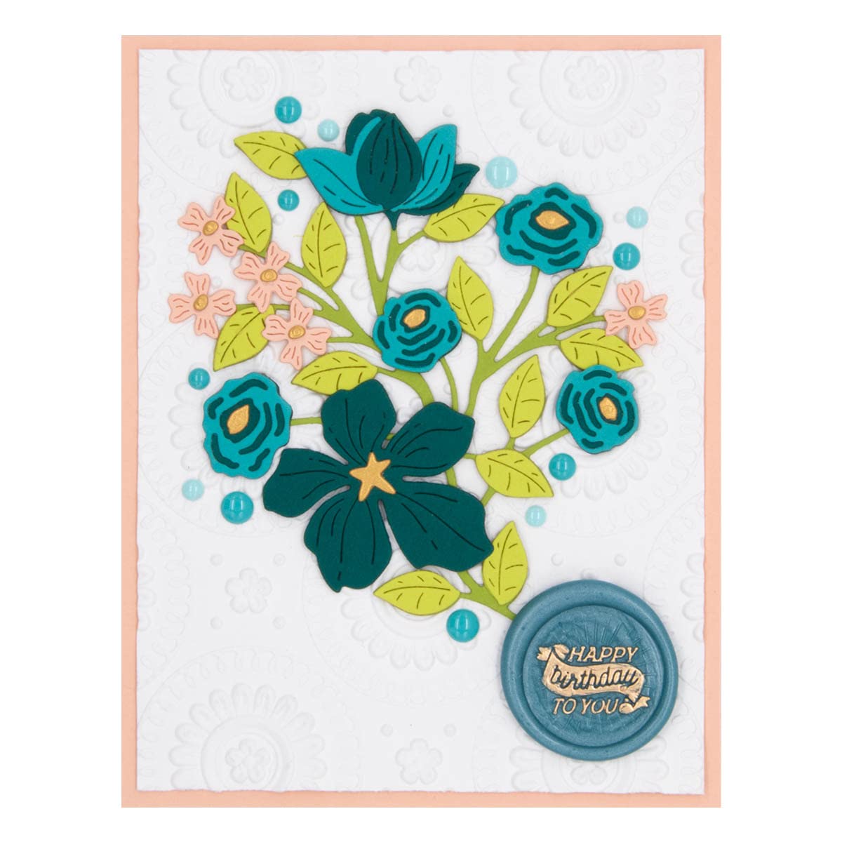Spellbinders E3D-056 Mandala Blooms 3D Embossing Folder from The Sealed for Summer Collection