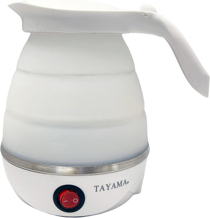 Tayama Collapsible Silicone Electric Kettle, Dual Voltage 110V/220V