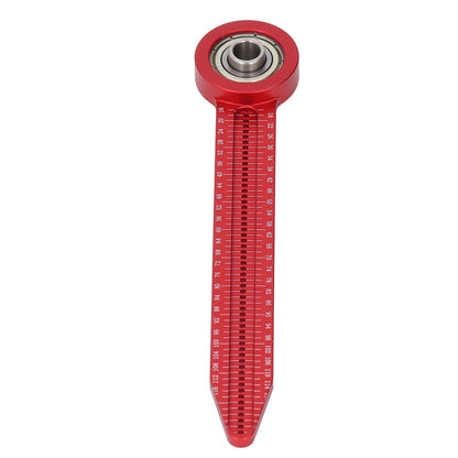 YWBL-WH Woodworking Compass Scriber, 360 Degree Rotating Circular Drawing Tool, Aluminum Alloy, Carpenter Gauge